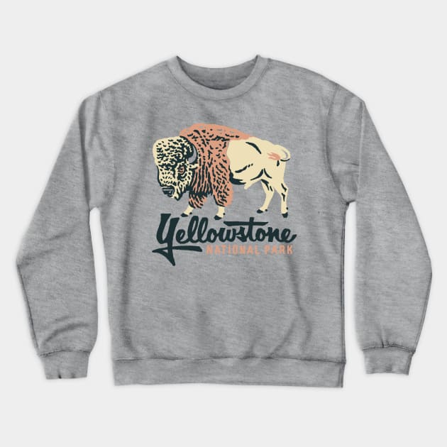 Yellowstone bison Crewneck Sweatshirt by Iambolders